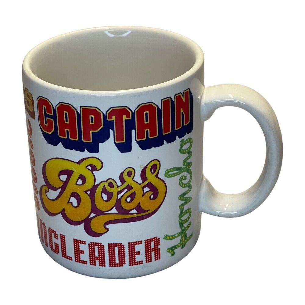 Hallmark Boss Chief Commander Supervisor Manager Boss Captain Coffee & Tea Mug - Picture 3 of 7